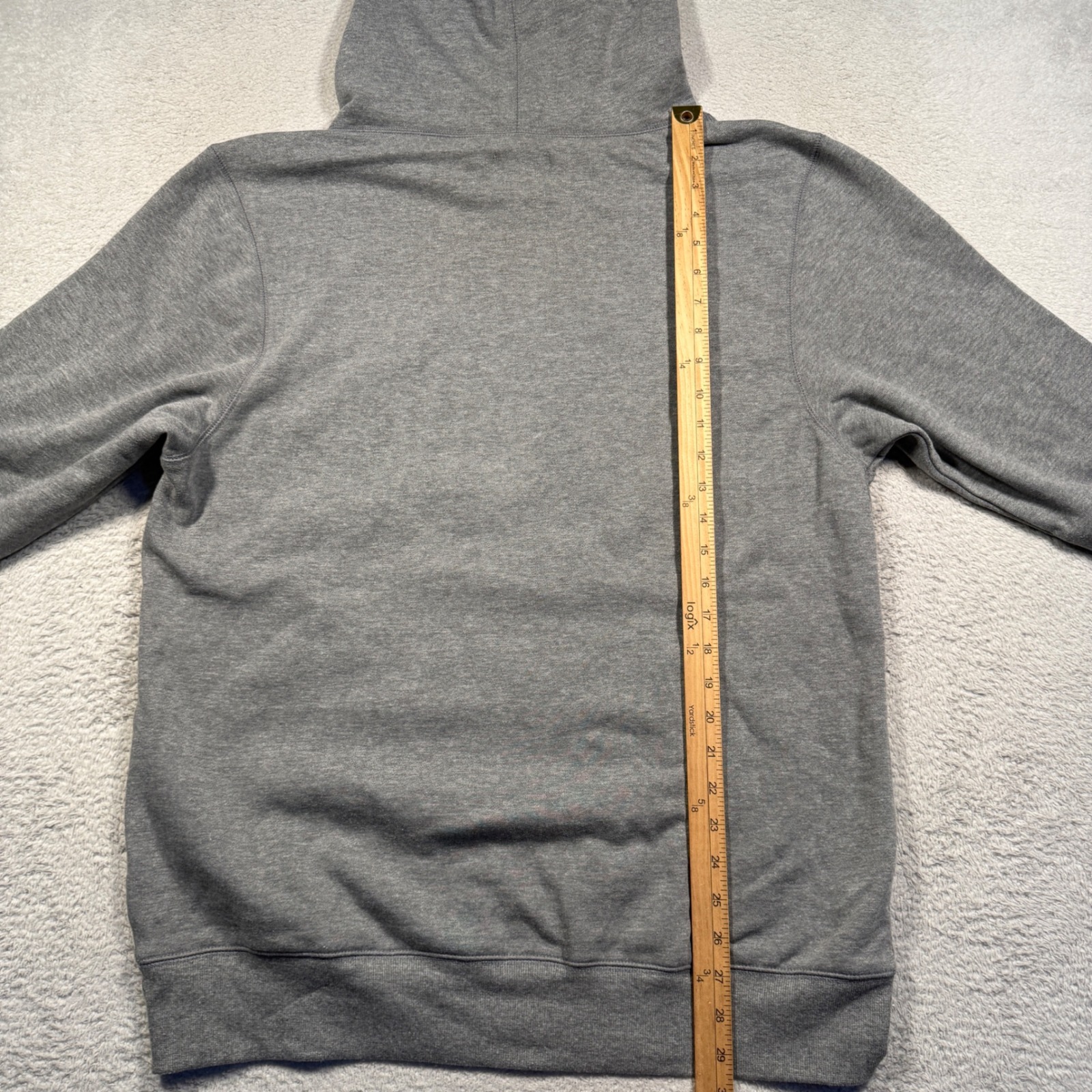 Homefield Rutgers Scarlet Knights Hoodie Mens Xl Grey Tri-Blend Mascot Nwot — image 5 of 6